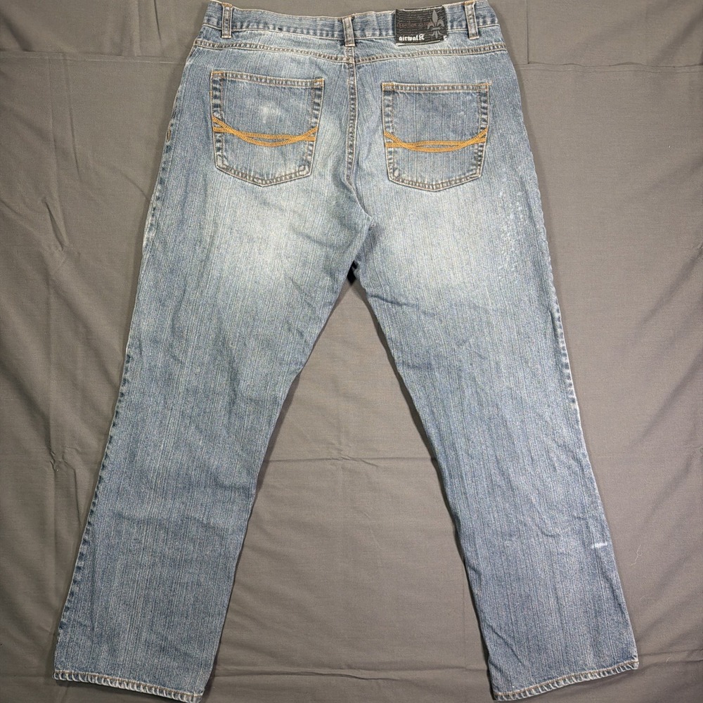 Y2K Airwalk Jeans Mid Wash Straight Size 34X30 Essentials Skater